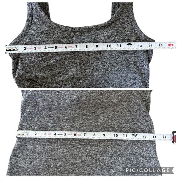 Vuori Halo Essential Tank Midi Dress Activewear Gray Built In Bra Size Small - Picture 9 of 11